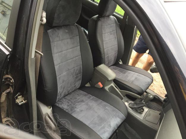 Модельные авточехлы из экокожи на Land Rover FreeLander 2 c 2012г. Рестайлинг