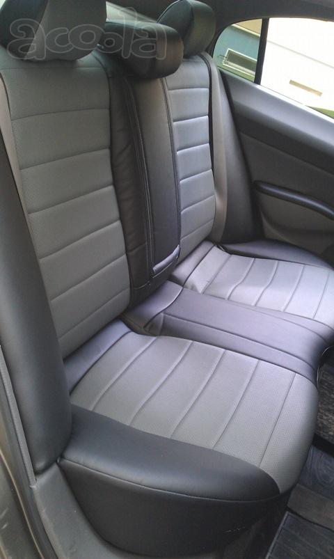 Модельные авточехлы из экокожи на Dodge Caliber с 2006-2009г.