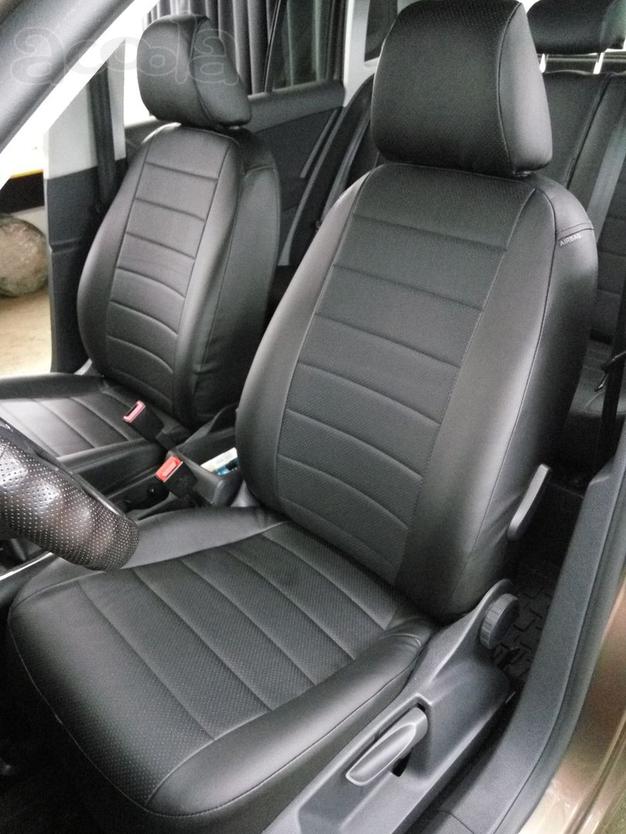 Модельные авточехлы из экокожи на Volkswagen Golfplus с 2004-н.в.
