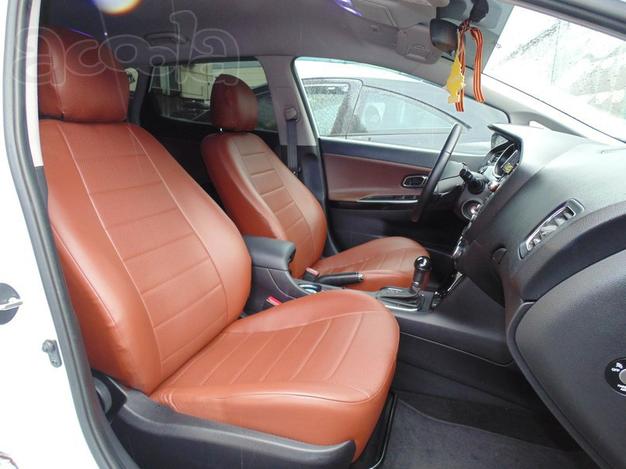 Модельные авточехлы из экокожи на Toyota Landcruiser Prado 120 с 2002-2009г.