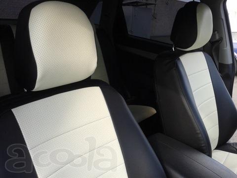 Модельные авточехлы из экокожи на Nissan Sentra с 2014-н.в.