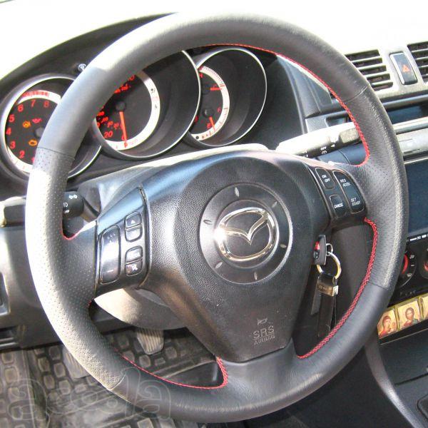 Оплетка под перетяжку руля на Mazda Premacy II (CR)