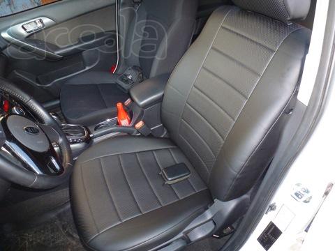 Модельные авточехлы из экокожи на Volkswagen Amarok с 2011-н.в.