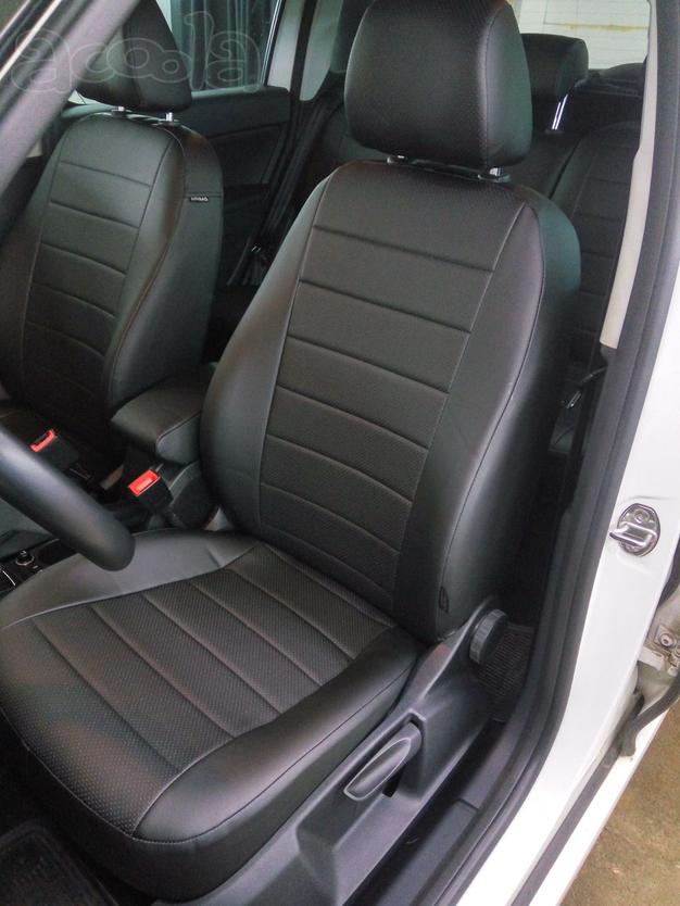 Модельные авточехлы из экокожи на Skoda Yeti с 2010-н.в.