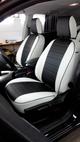 Модельные авточехлы из экокожи на Nissan Qashqai с 2006-2013г.