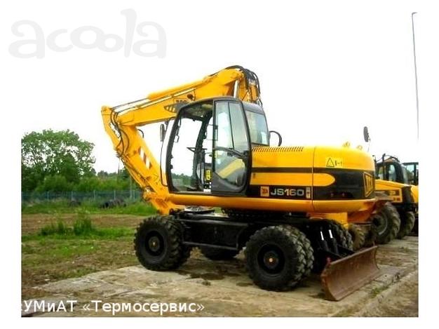 Колёсный экскаватор в аренду (JCB, Hitachi, Hyundai, Doosan, New Holland, Case)