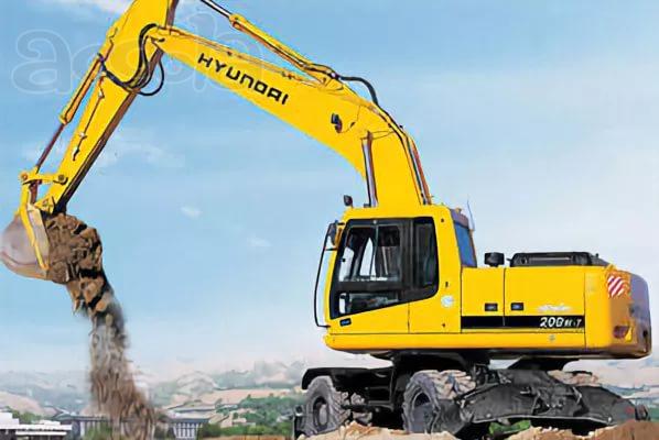 Колёсный экскаватор Hyundai200
