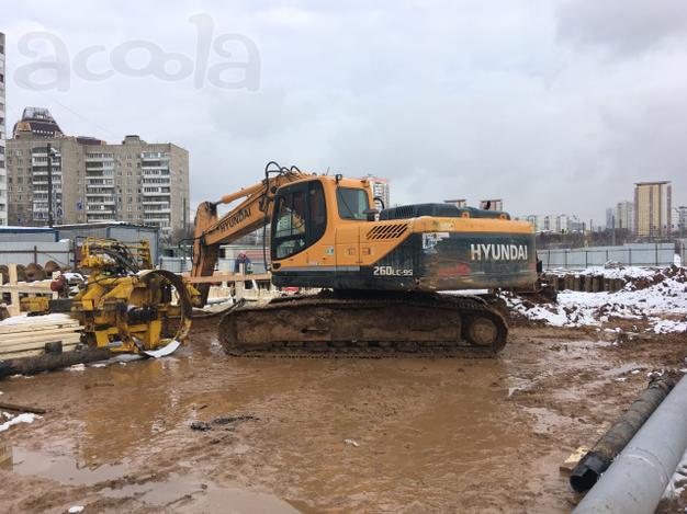 Экскаватор гусеничный Hyundai 260, есть гидромолот