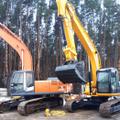 Hitachi JCB Разборка бу редуктор хода без гидромотора и новые