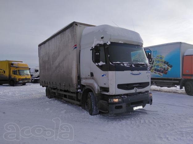 Грузовик шторный Renault Premium T-400.