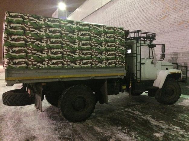 Изготовление и установка камуфляж тента