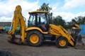 Аренда, услуги колёсного экскаватора JCB