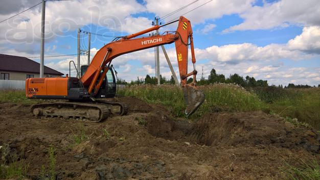 Аренда экскаватора гусеничного Hitachi ZX-200 с ковшом 1 м3