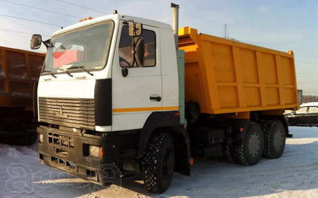 Аренда самосвала МАЗ круглосуточно