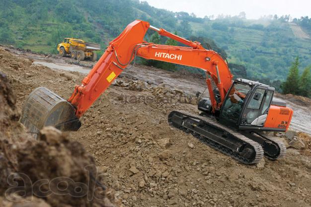 Аренда миниэкскаватора  Hitachi zx30