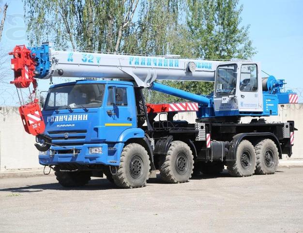 Аренда автокрана 32 тонны