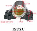 ISUZU CYZ51, GIGA Букса балансира, 2 стремянки, под втулку 125*115*78 (арт. TRS19)