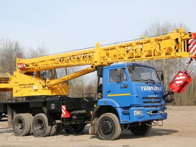 Аренда автокрана 25 тонн