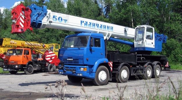 Аренда автокрана 50 тонн