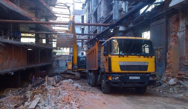 Вывоз грунта, строймусора на полигоны 24/7. Самосвалы, контейнеры 20-27м3