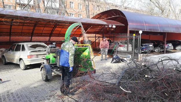 Аренда измельчителя веток, удаление спил деревьев любой сложности.