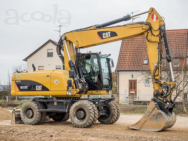 Сдам в аренду колёсный экскаватор Caterpillar M318D