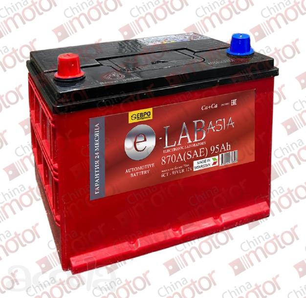 Аккумулятор 6CT-95 "E-LAB asia" JIS-D31 о.п. 236x128x225 870A "ЕАЗ" в Москве