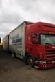 Шторный автопоезд Scania R124