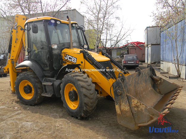 Аренда экскаватора погрузчика JCB