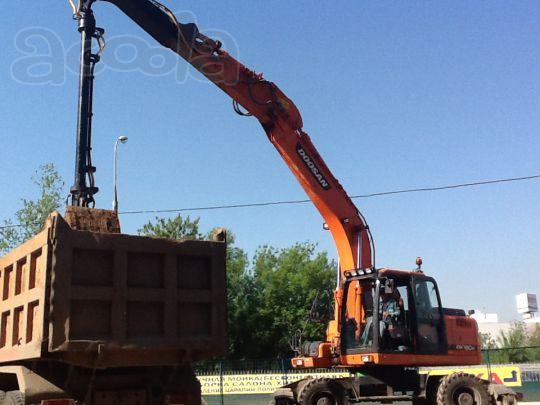 Аренда грейферного экскаватора