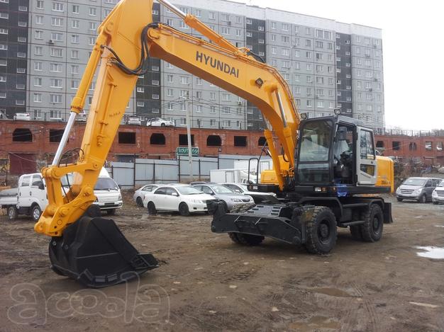 Аренда Экскаватор колёсный Hyundai R200