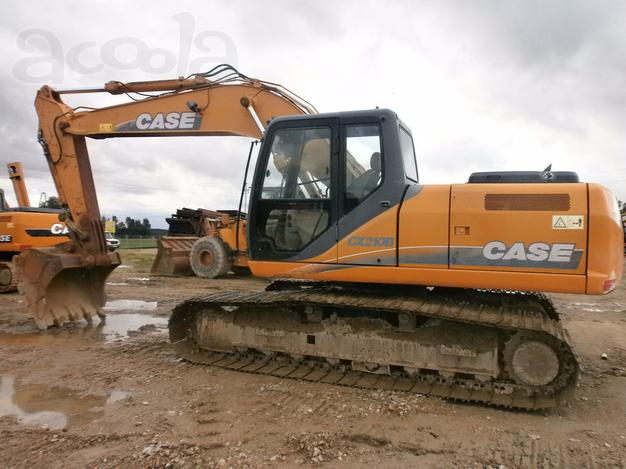 Аренда экскаватора CASE CX210B с гидромолотом