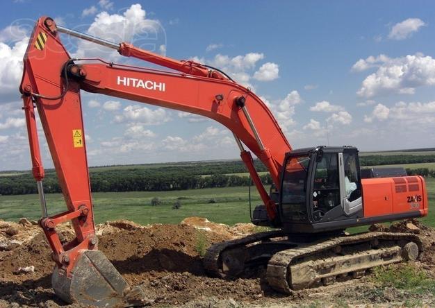 Аренда гусеничного экскаватора с гидромолотом HITACHI ZX330-3