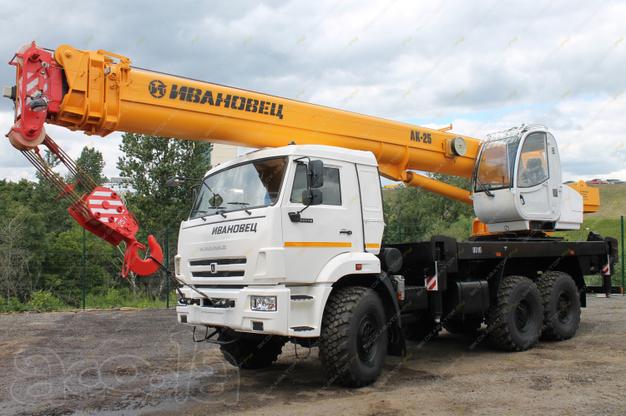 Аренда автокрана 25т