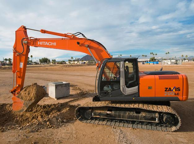 Гусеничный экскаватор Hitachi ZX 200 в аренду