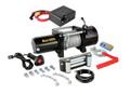 Лебедка автомобильная Electric Winch 12v, 6000LB (железный трос)
