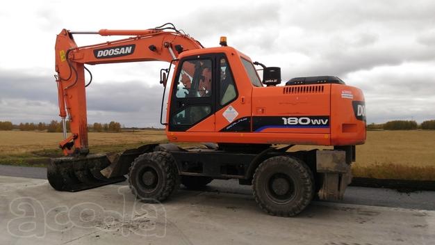Аренда полноповоротного экскаватора JSC Doosan solar 180wv