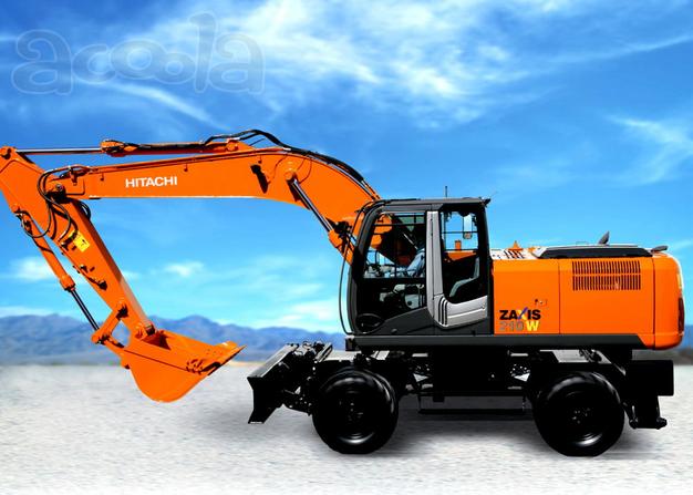 Аренда колёсного экскаватора Hitachi ZX210W