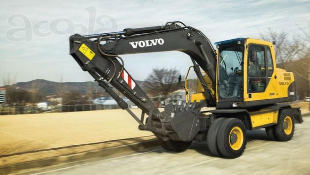 Аренда полноповоротного колёсного экскаватора VOLVO EX 145   сдам