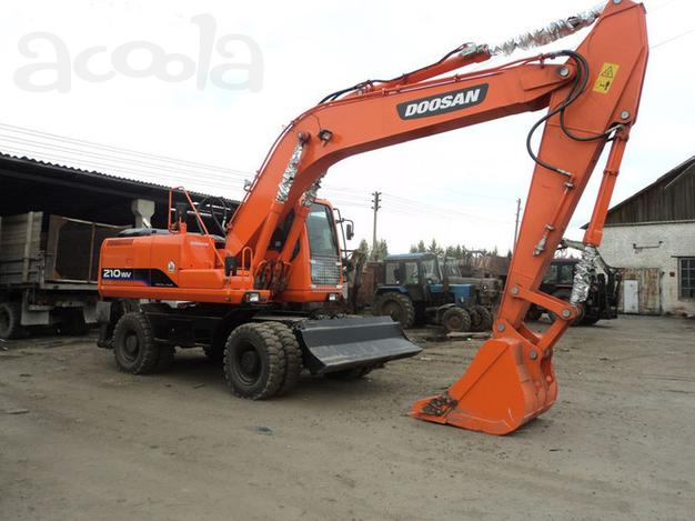 Аренда колёсного экскаватора Doosan solar 210wv