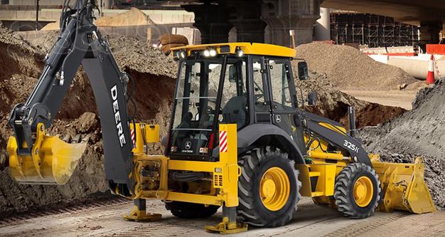 Услуги Экскаватора-Погрузчика John Deere 325K