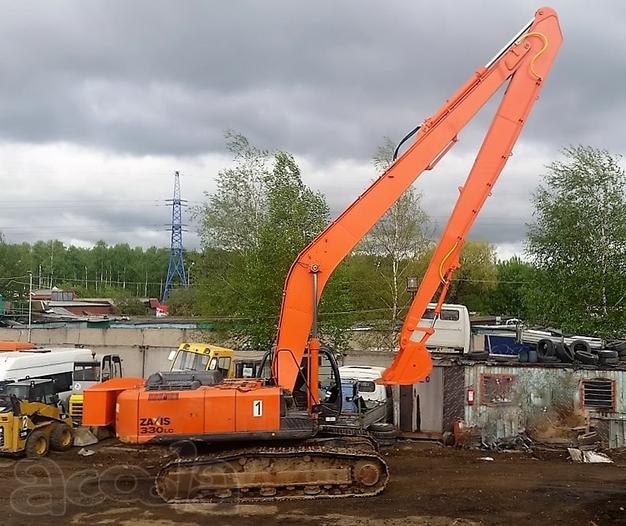 Услуги по аренде гусеничного экскаватора Hitachi ZX330 Long Reach