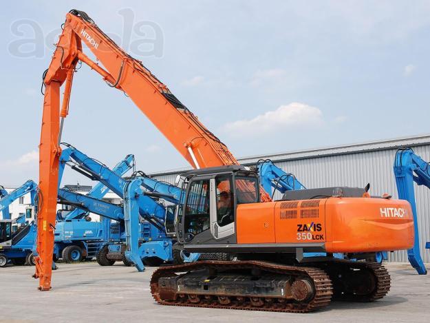Аренда гусеничного экскаватора Hitachi ZX350LCK длинная рука
