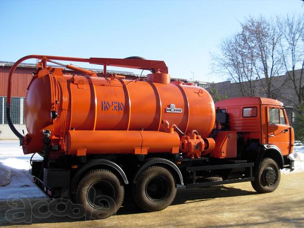 Услуги Илососа  аренда  КАМАЗ-65115 КО-530-01 объём 10м3