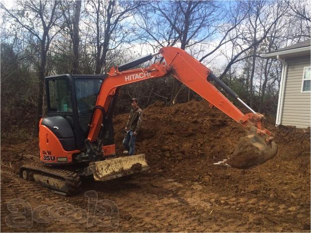 Мини-экскаватор  аренда Hitachi ZX35U
