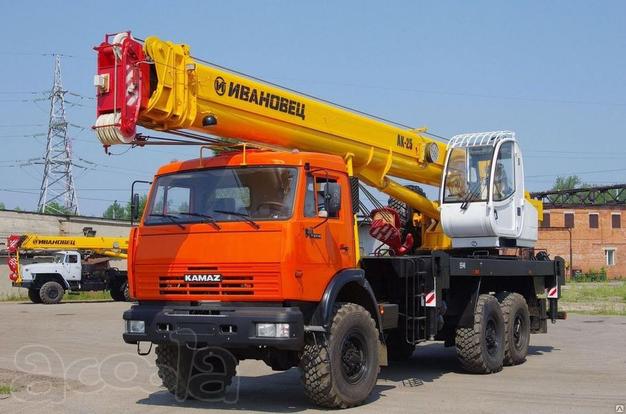 Аренда автокрана 25 тонн