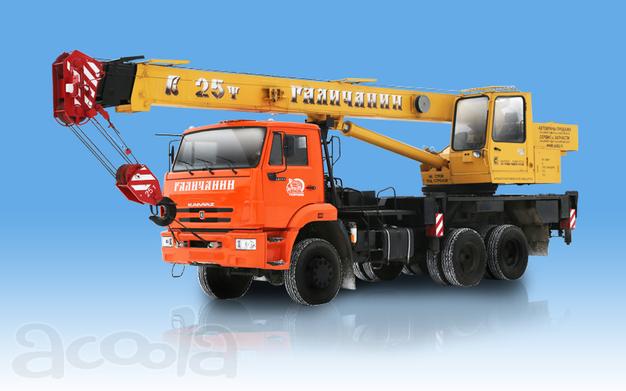 Аренда автокранов Галичанин от 25 до 60 т