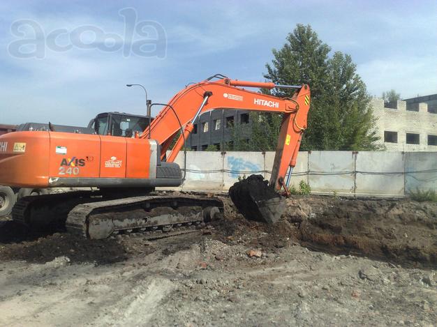 Аренда гусеничного экскаватора Hitachi 240