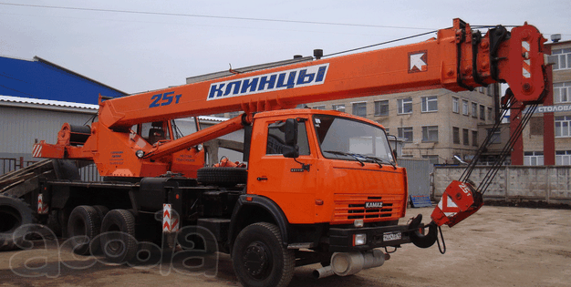 Аренда автокрана 25 тонн