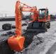 Аренда Колёсного полноповоротного экскаватора